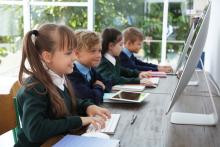 Kids on computers
