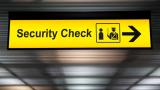 Security check sign