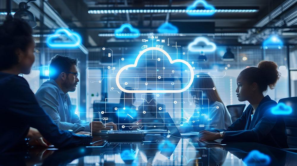 Cloud network in an office