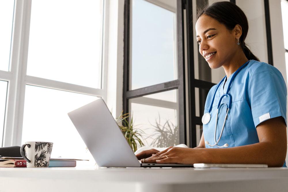 GP on computer