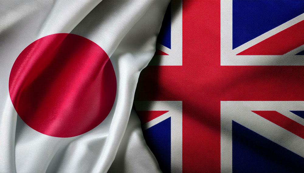 UK Japan flag