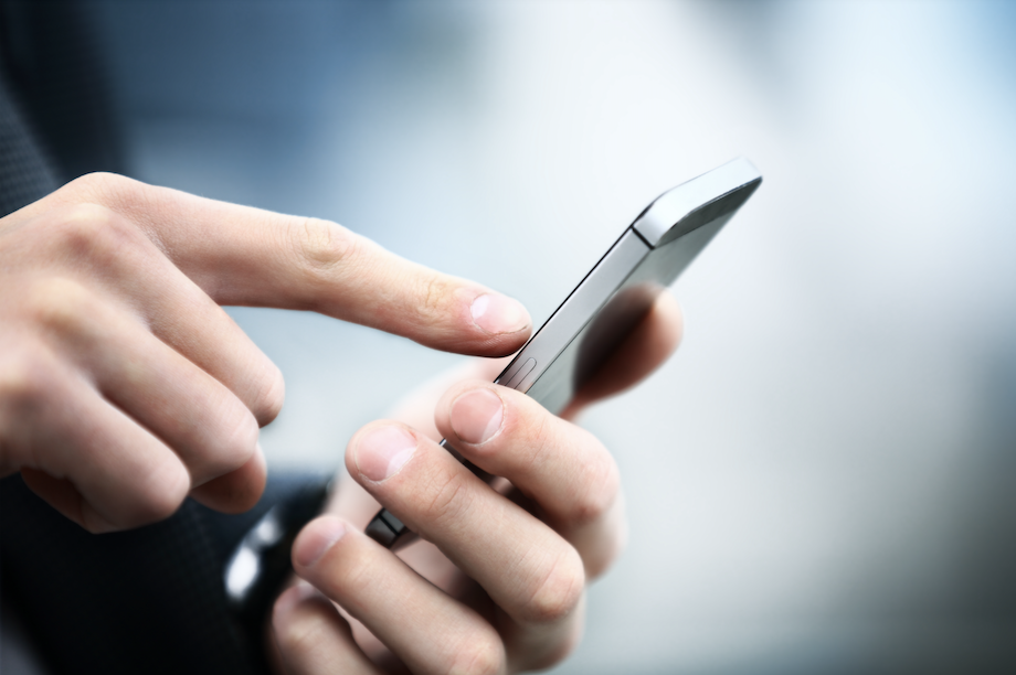 Person on phone