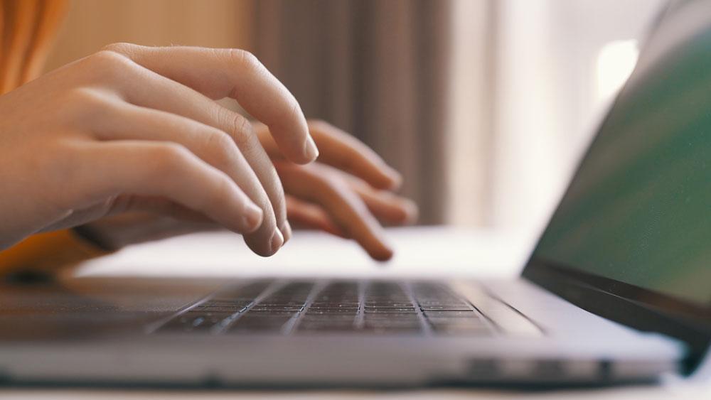 Person on laptop